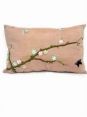 SILK EMBROIDERED BUTTERFLY CUSHION